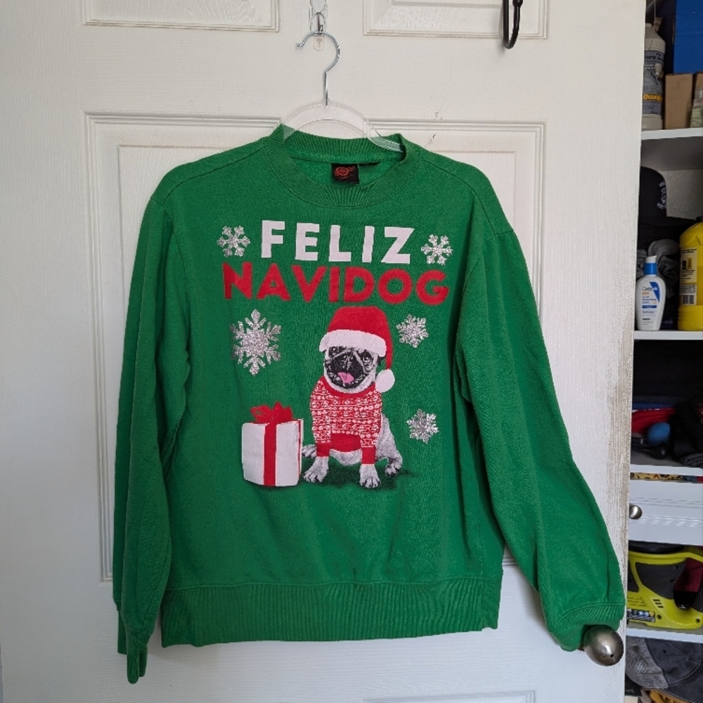 Ugly Christmas Sweater - Feliz Navidog